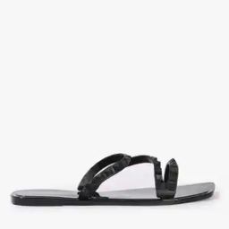 Studded Slip-On Flat Sandals-picture-51
