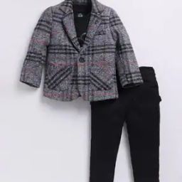 Boys Checks Suit Set-image-26