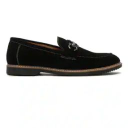 Men Slip-On Loafer Shoes with Metal Accent-image-63