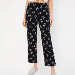 Women Regular Fit Typographic Print Pyjamas-image-2
