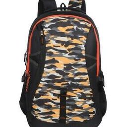 Men Camouflage Print Rucksack with Adjustable Straps-25