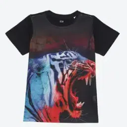 Boys Graphic Print Regular Fit Round-Neck T-Shirt-image-92