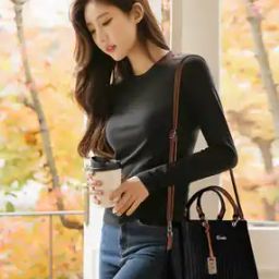Women Striped Handbag with Metal Accent-17