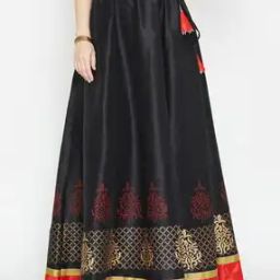 Block Print Flared Skirt-21