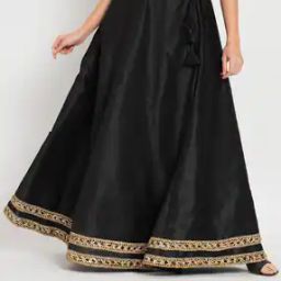 Embellished Flared Skirt-48