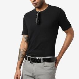 Slim Belt with Buckle Closure-image-6