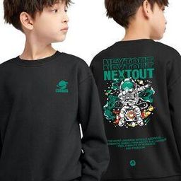 Boys Graphic Print Slim Fit Crew-Neck T-Shirt-image-72