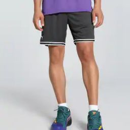 Regular Fit Shorts with Elasticated Waistband-image-48