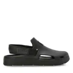 Perforated Slingback Clogs-32