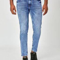 Men Acid Wash Skinny Fit Jeans-image-65