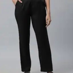Women Straight Fit Palazzos with Insert Pockets-image-68