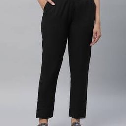 Women Slim Fit Pants with Insert Pockets-picture-36