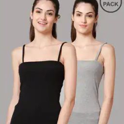 Pack of 2 Cotton Camisoles-image-66