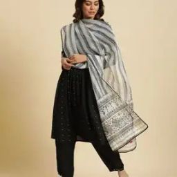 Women Geometric Print Dupatta-image-63