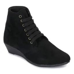 Panelled Lace-Up Boots-image-51