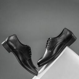 Men Round-Toe Derbys with Lace Fastening-image-41