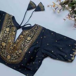 Embroidered Back-Open Blouse-picture-17