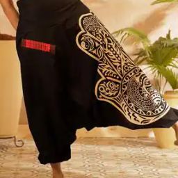 Women Printed Cuffed Track Pants with Elasticated Waist-image-91