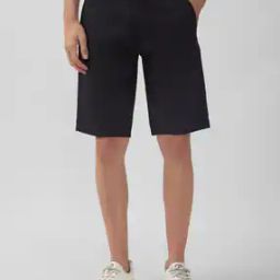 Men Flat-Front Regular Fit Shorts-image-10