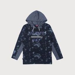 Graphic Print Hooded T-shirt-image-88