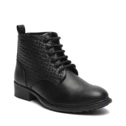 Round-Toe Ankle-Length Boots-image-67