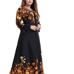 Floral Print V-Neck Nighti-image-55