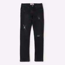 Distressed Mid-Rise Washed Jeans-image-99