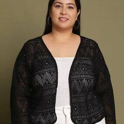 Women Cotton Regular Fit Shrug-15
