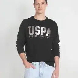 Men Brand Print Regular Fit Sweatshirt-picture-35