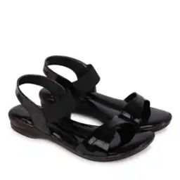 Flat Sandals with Sling Back-1