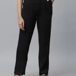 elleven Schiffli Embroidered Narrow Palazzos-picture-26