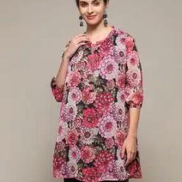 Women Floral Print Regular Fit Tunic-picture-17