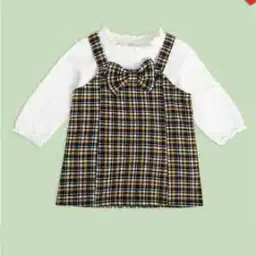 Checked Dress & Top Set-picture-14