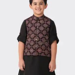 Floral Print Waistcoat-26