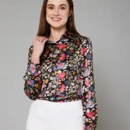 Spread Collar Shirt with Full Sleeves-image-68