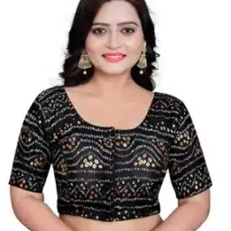 Women Embellished Front-Open Blouse-image-93