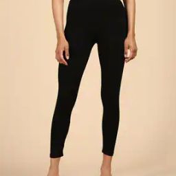 Pack of 2 Women Ankle-Length Leggings with Elasticated Waist-image-12