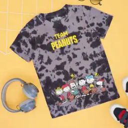 Boys Graphic Print Regular Fit Crew-Neck T-Shirt-image-0