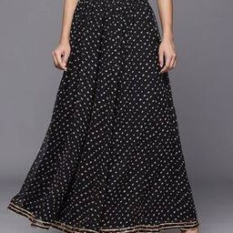 Women Printed Flared Skirt-28