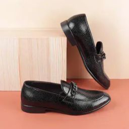 Men Formal Slip-On Shoes with Synthetic Fibre Upper-image-85