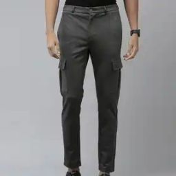Men Patterned Slim Fit Flat-Front Trousers-image-24