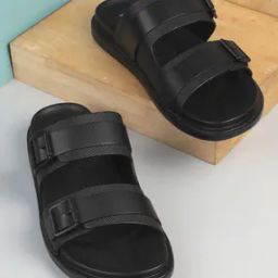 Men Slip-On Slides with Buckle-Accent-12
