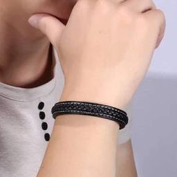Leather Layered Bracelet-39