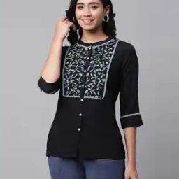 Women Embroidered Regular Fit Top-image-69
