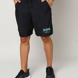 Brand Print Shorts with Drawstring Fastening-picture-11
