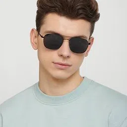 Unisex Polarized and UV Protected Rectangle Sunglasses -VC S13113-image-25