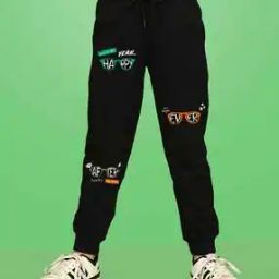 Boys Graphic Print Joggers with Elasticated Drawstring Waist-15