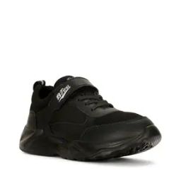 Boys Round-Toe Slip-On Shoes with Velcro Fastening-50