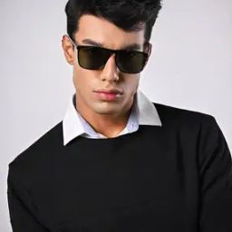 Unisex UV Protected Rectangle Sunglasses -JJ S11089-19