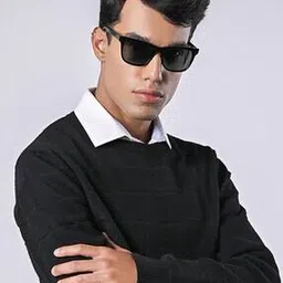 Unisex Polarized and UV Protected Wayfarer Sunglasses -JJ S14668-image-18